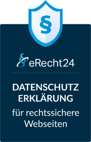 Datenschutz-Siegel eRecht24: profiiil.com ist Premium-Partner